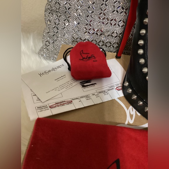 Authentic Christian Louboutin black heels size 38 1/5 - Picture 5 of 13